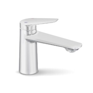 Змішувач для умивальника FADO GARDA, низький матовий білий