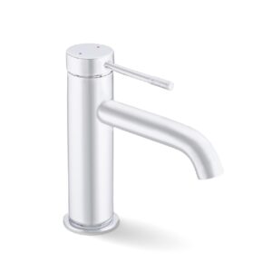 Змішувач для умивальника FADO LIRA, низький  матовий білий