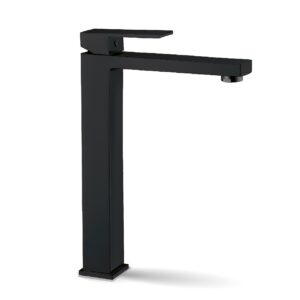 Змішувач для умивальника FADO VERONA, високий матовий чорний