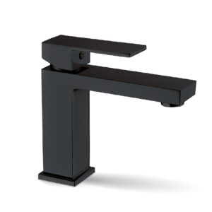 Змішувач для умивальника FADO VERONA, низький матовий чорний