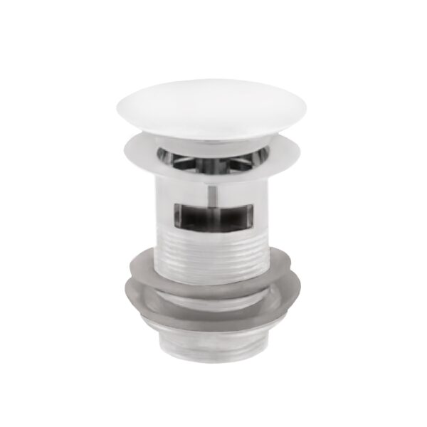 Клапан донний FADO 1 1/4" матовий білий