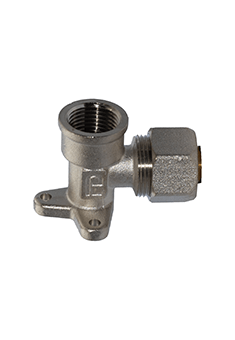 Кутник інсталяційний із внутрішньою різьбою FADO Compress 20х1/2''