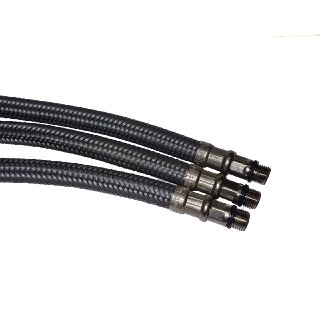 Шланг для води FADO з PE обплетенням, голка коротка 100(В1/2"xM10*18 мм)