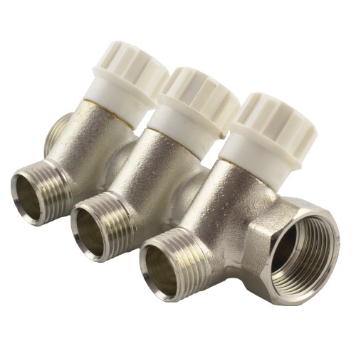 Колектор вентильний FADO 1"х1/2" /4