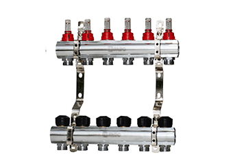 Колекторний блок FADO з витратомірами 1"х3/4" 6 виходів