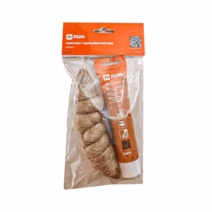 Комплект ущільнюючий FADO паста-герметик 65г + пакля 50г