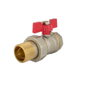 Кран кульовий FADO Classic з американкою прямий 1/2"