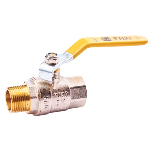 Кран кульовий FADO New для газу ЗВ ручка 1/2”